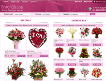 Tablet Screenshot of flowerciti.com